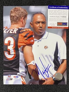 MARVIN LEWIS HAND SIGNED AUTOGRAPHED 8x10 PHOTO CINCINNATI BENGALS PSA/DNA - Picture 1 of 12