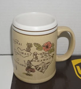 Taza de café vintage de recuerdo de la isla de Hawaii RB hecha en Japón 10 oz - Imagen 1 de 10