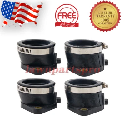 4x Right And Left Intake Manifold Carb Boot For Suzuki GS550 GS550E GS550T 80-82 Foto 1 de 4