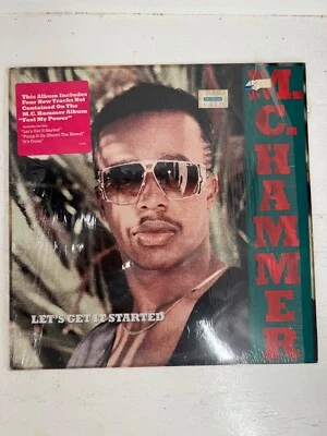 MC Hammer Let's Get It Started 1990 Vinyl Record Rap Hip Hop Original - Image 1 of 2