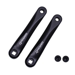 E-Bike Crank Arm Set Square Hole 140-175mm Black for Mid-Motor Electric Bike - Picture 1 of 7