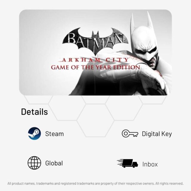 Buy Batman: Arkham City GOTY Edition Steam Gift GLOBAL - Cheap