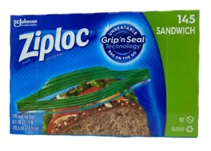 Ziploc Sandwich Bags Value Pack, 145 Bags. Fast Free Shipping. - Picture 1 of 6