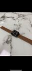 Apple Watch Series 6 44mm Space Grau Aluminiumgehuse mit Lederarmband