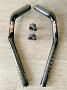 PROFILE DESIGN TT BAR EXTENSIONS CARBON 36 CM TOTAL LENGTH 198 GRAMS - Picture 1 of 7