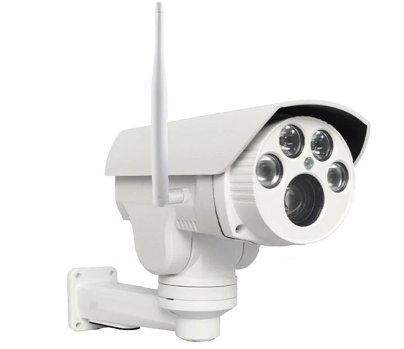 5MP 10X Optical Zoom Wireless WIFI CCTV Camera Outdoor HD Bullet Camera IR 50M - Image 1 of 4