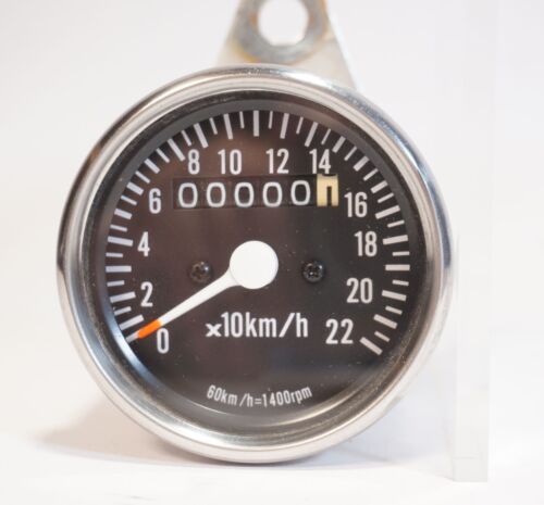 Vintage Mini Tachometer Speedometer Odometer Motorcycle Oldtimer Youngtimer