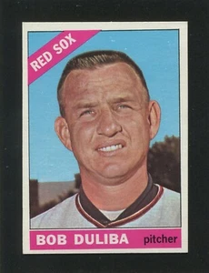 #53 BOB DULIBA, Red Sox - 1966 Topps: EX-MT, good gloss 66T-04e - Picture 1 of 3