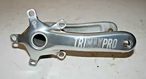 Vision TriMaxPro Double Crankset Silver BCD104 172.5mm ISIS MTB Dirt USA Ship - Picture 1 of 11