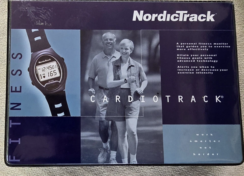 Reloj De Colección NORDIC TRACK Cardiotrack Conteo de Calorías Frecuencia Cardíaca Ejercicio Salud Foto 1 de 4