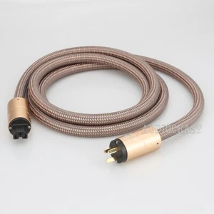 Accuphase AU Plug Power Cable Hifi Audio OFC Pure Copper Audiophile Supply Cord - Picture 1 of 7