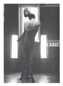 1999 Gianfranco Ferre Michel Comte fashion 1-page MAGAZINE AD - Picture 1 of 1