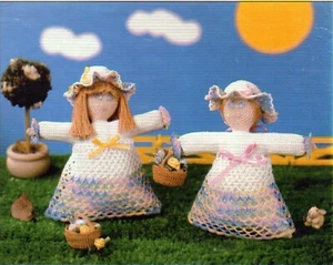  ~ Patrón de ganchillo extraíble vintage para lindas muñecas pequeñas ~ 6,5 pulgadas (16 cm) ~ - Imagen 1 de 1