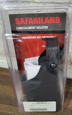 New Safariland 6520-264-131 SLS EDW Clip-On Style LEV X2 Taser Holster Black RH