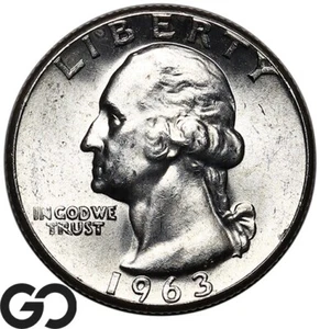 1963 Washington Quarter, Proof-Like Look - Picture 1 of 3