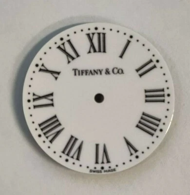 Reloj Tiffany & Co esfera blanca con marcadores romanos 27,1 mm de diámetro NOS Foto 1 de 4