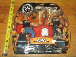 WWF WWE Jakks APA Faarooq Bradshaw JBL Wrestling Figures Adrenaline 6 signed - Imagen 1 de 5
