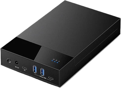 External Hard Drive Enclosure 3.5/2.5" SATA SSD HDD USB 3.0 Docking Station 20TB - Image 1 of 4