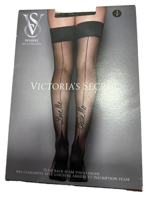 Victoria's Secret Strümpfe Tease Me Love Me Damen Schwarz Gr. 36; S Feminin - Bild 1 von 4