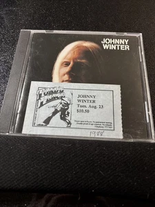 Johnny Winter by Johnny Winter (CD, Apr-1990, Columbia (With Concert Ticket Stub - Picture 1 of 5