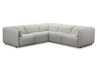 Nest Space Katrina 5 Piece Power Motion Corner Sofa Set in Bone RRP £5435 - Image 1 of 2