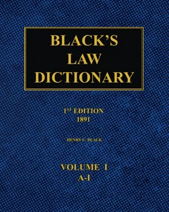 Black'S Law Dictionary – 1St Edition (1891): Volume 1 - Picture 1 of 12