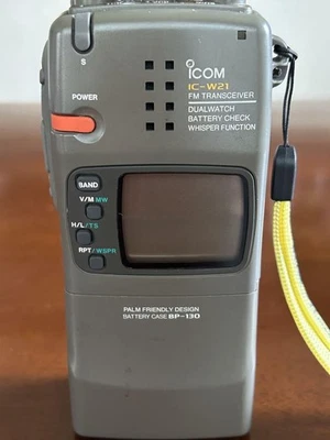 ICOM IC-W21 Funkgerät 145,00MHz 433,00MHz Teile E853 - Bild 1 von 4