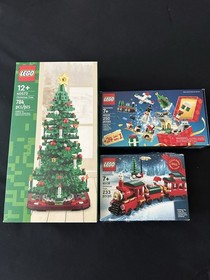Brand New Retired Lego Christmas Set Bundle Sets 40573, 40138 and 40253