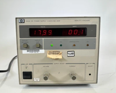 HP Hewlett Packard 6023A Variable DC Lab Power Supply 20v 30A 200W - Image 1 of 4