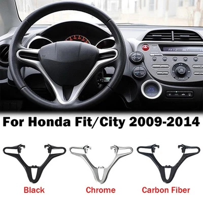 Para Honda Fit City 2009-2014 1 peça substituição tampa de volante quadro painel acabamento - Imagem 1 de 4