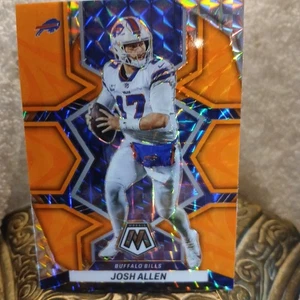 JOSH ALLEN 2022 Panini Mosaic NFL ORANGE Reactive Parallel #20 - BUF BILLS SP - Picture 1 of 8