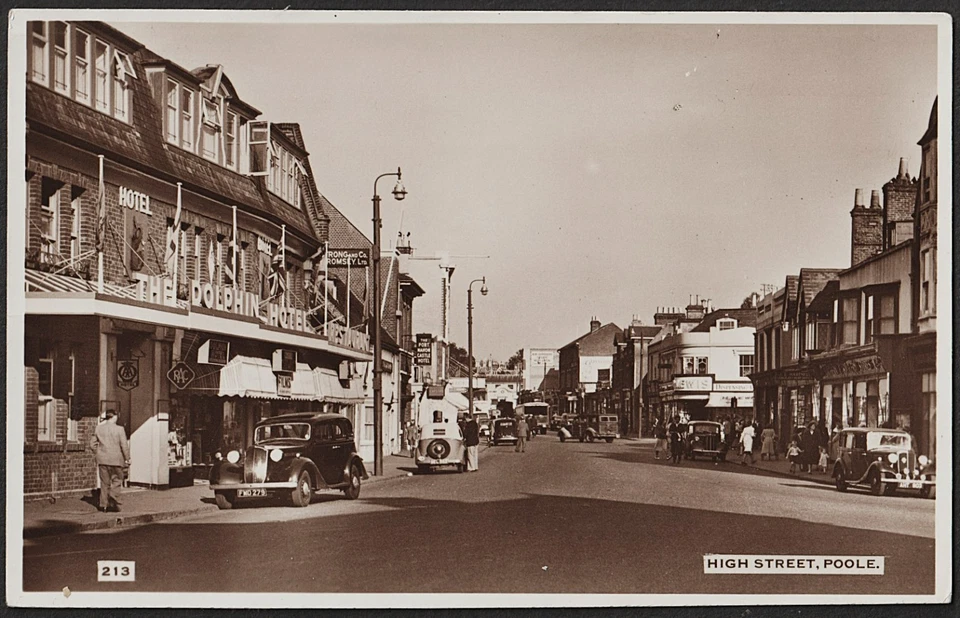 POOLE postcard High Street - Image 1 of 1