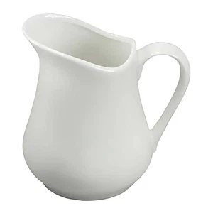 Weiße Milchkanne Frühstück Aus Porzellan 7 Cl Medri - Bar Kaffeestube - Bild 1 von 1