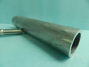 1-1/4"x 8" 5086 MARINE ALUMINUM PIPE FITTING SCHEDULE 80, NEW - Picture 1 of 3