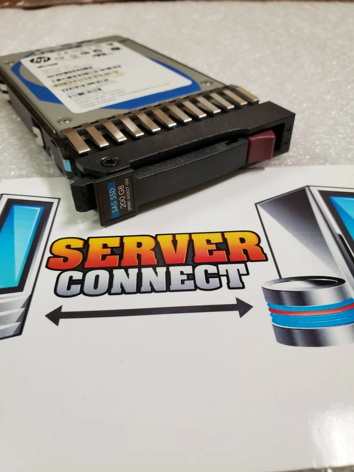 632492-B21 HP 200GB SAS 6G 2.5" SSD G7 HDD--- 632627-001 - Image 1 of 1