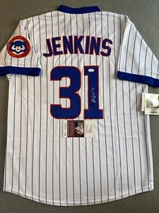 CHICAGO CUBS FERGIE JENKINS SIGNED #31 COOPERSTOWN COLLECTION JERSEY JSA AL24033 - Picture 1 of 5