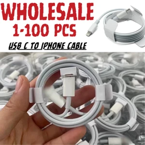 20W PD Fast Charging Cable USB C to iPhone Charger for iPhone 14 13 12 Pro X LOT - Picture 1 of 16