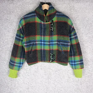 JEAN CLAUDE PARIS VINTAGE DAMEN JACKE Gr. M MEDIUM WOLLMISCHUNG KARIERT RAR - Bild 1 von 8