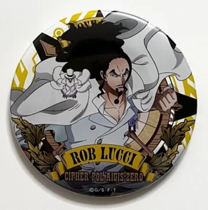Insignia One Piece Rob Lucci Enorme Lata Ultimate Crew 9ª Edición Buen Estado - Imagen 1 de 2