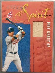2005 Donruss Studio Spirit of the Game Jody Gerut game-used bat card /300 - Picture 1 of 2