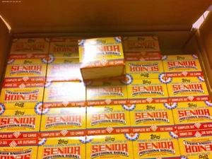 1989 Topps Baseball Senior League Complete 132 Card Factory Set From Sealed Case - Picture 1 of 7