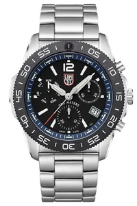 LUMINOX Taucheruhr Chrono Pacific Diver Stahl/Schwarz XS.3143.M - Picture 1 of 6