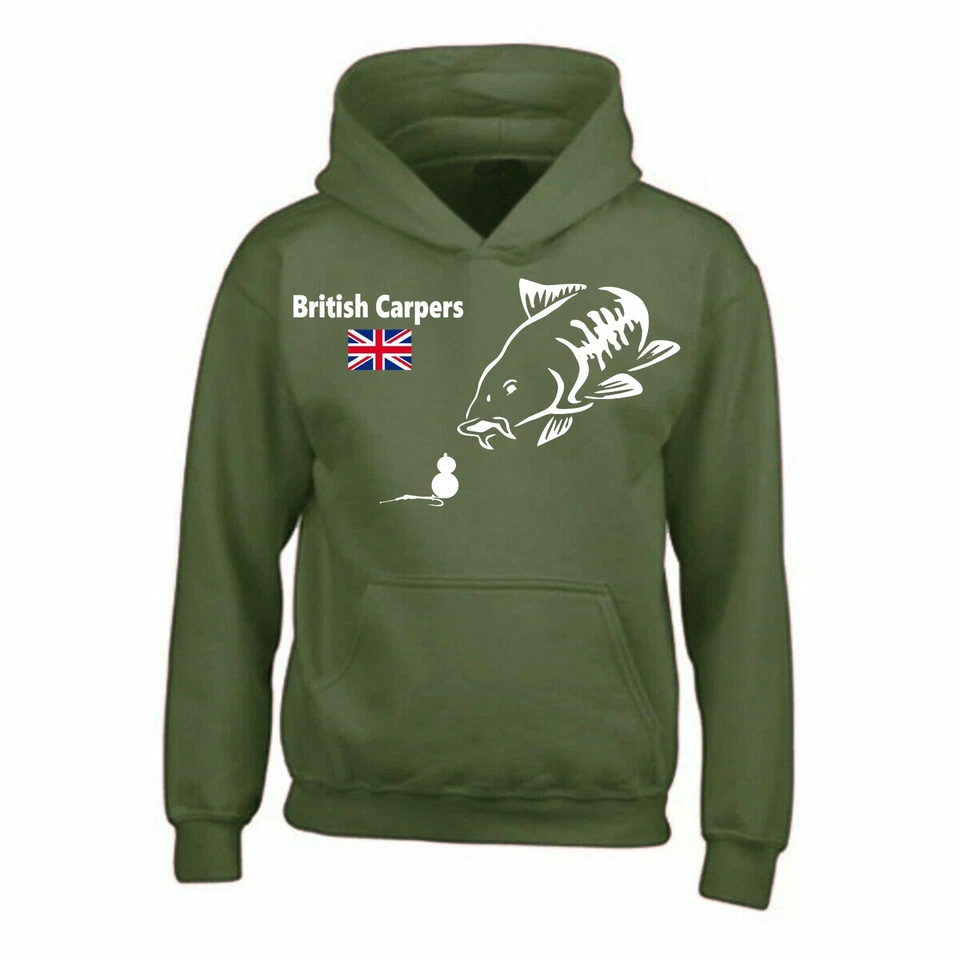 URBAN STREETWEAR Carp Fishing Hoodie