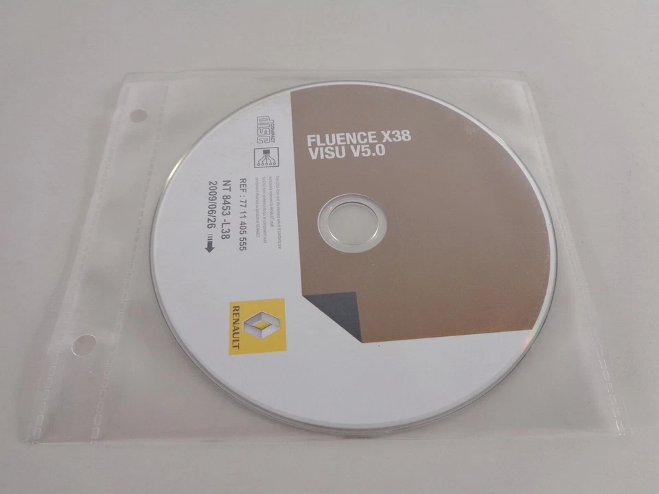 Eléctrico Diagramas de Cableado Sobre CD Renault Fluencia X38 Stand 06/2009 - Imagen 1 de 1