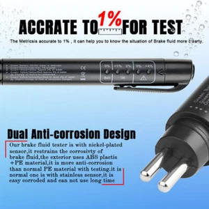 Brake Oil Fluid Tester Pen LED Moisture Liquid Tool Auto Diagnostic Test Vehicle - Picture 1 of 4