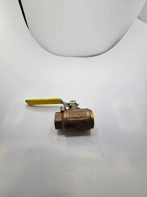 APOLLO SOLID BRONZE 3/4" FP Brass BALL VALVE / 600 CWP - Image 1 of 4