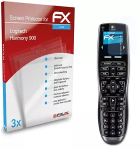 atFoliX 3x Protecteur d'écran pour Logitech Harmony 900 clair - Photo 1/9