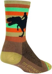 Calcetines SockGuy Crew 6 pulgadas Giddyup Ciclismo/Correr (Giddyup - S/M) - Imagen 1 de 1