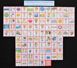 JUEGO DE IMÁGENES BÁSICAS COTIDIANAS - Autismo TDAH Comunicación Visual PECS SEN Demencia - Imagen 1 de 47