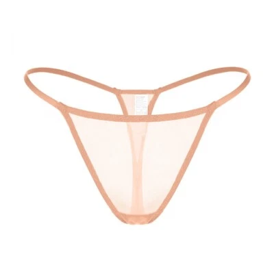 Paquete de 3 bragas de malla para mujer bikini ropa interior ligera sin rostro Foto 1 de 4